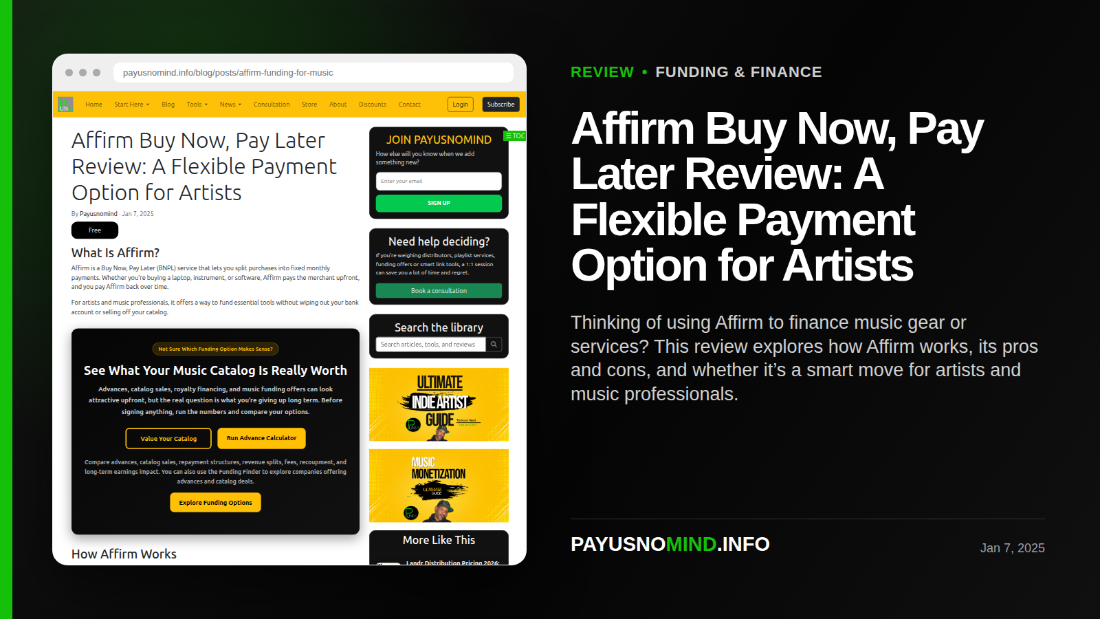 Affirm Buy Now, Pay Later Review: A Flexible Payment Option for Artists