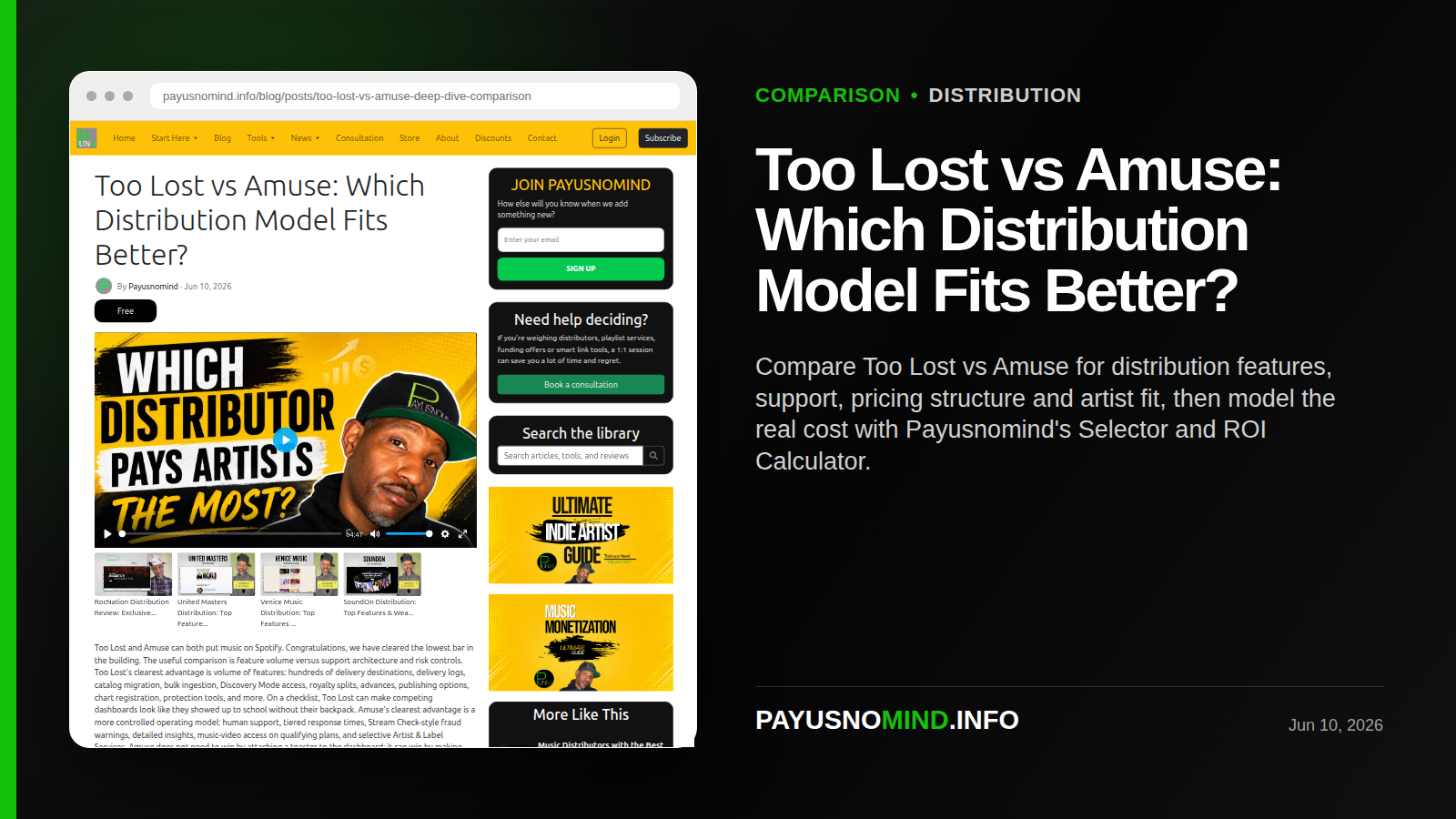 Too Lost vs Amuse: Which Distribution Model Fits Better?