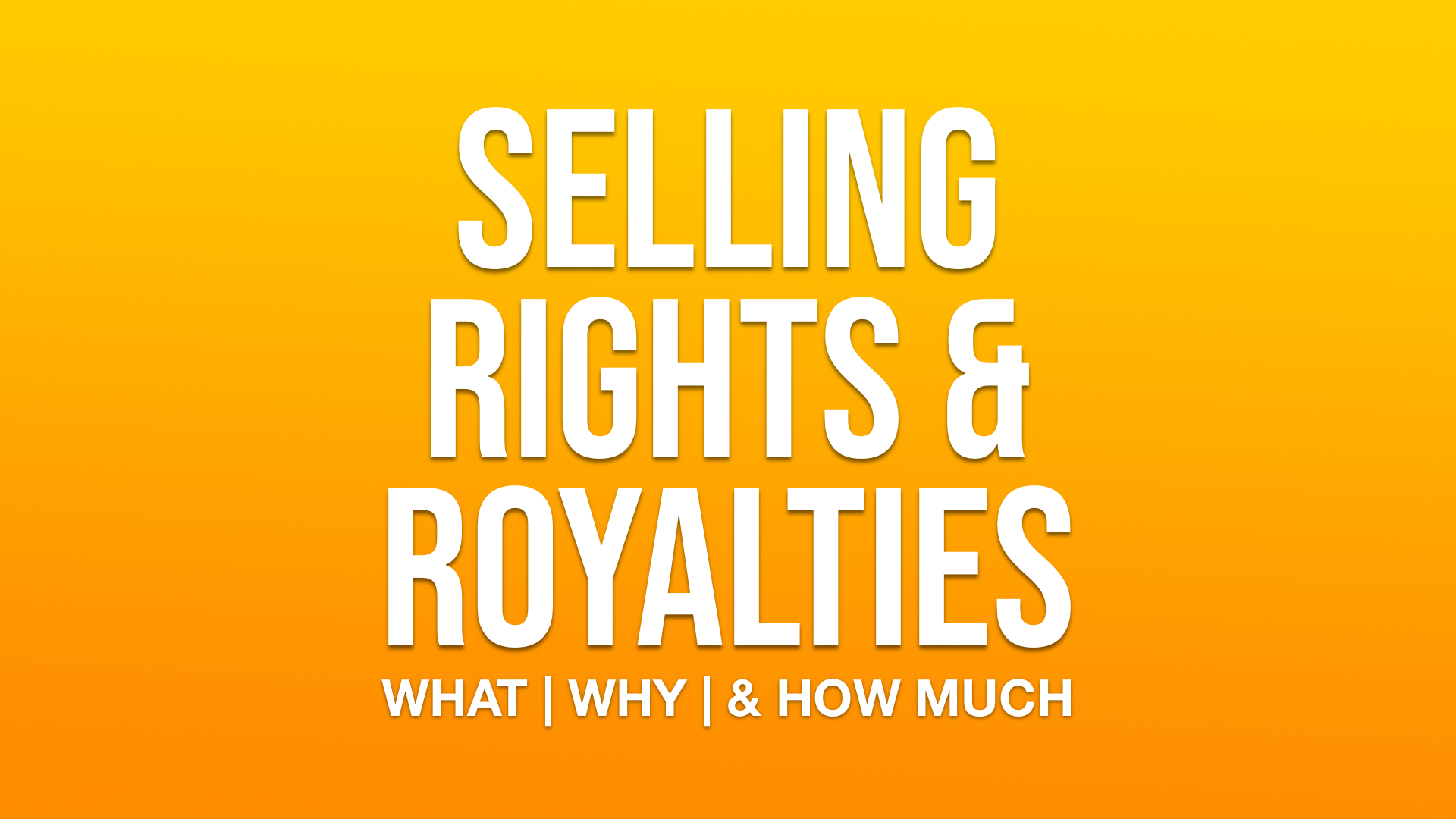 Selling the Rights to Your Music: What You’re Actually Giving Up (and Gaining) thumbnail