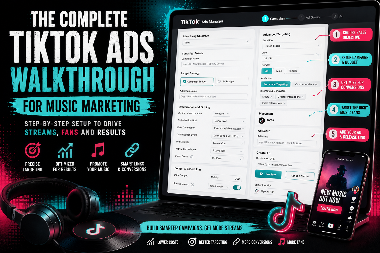 TikTok Ads For Music Walkthrough