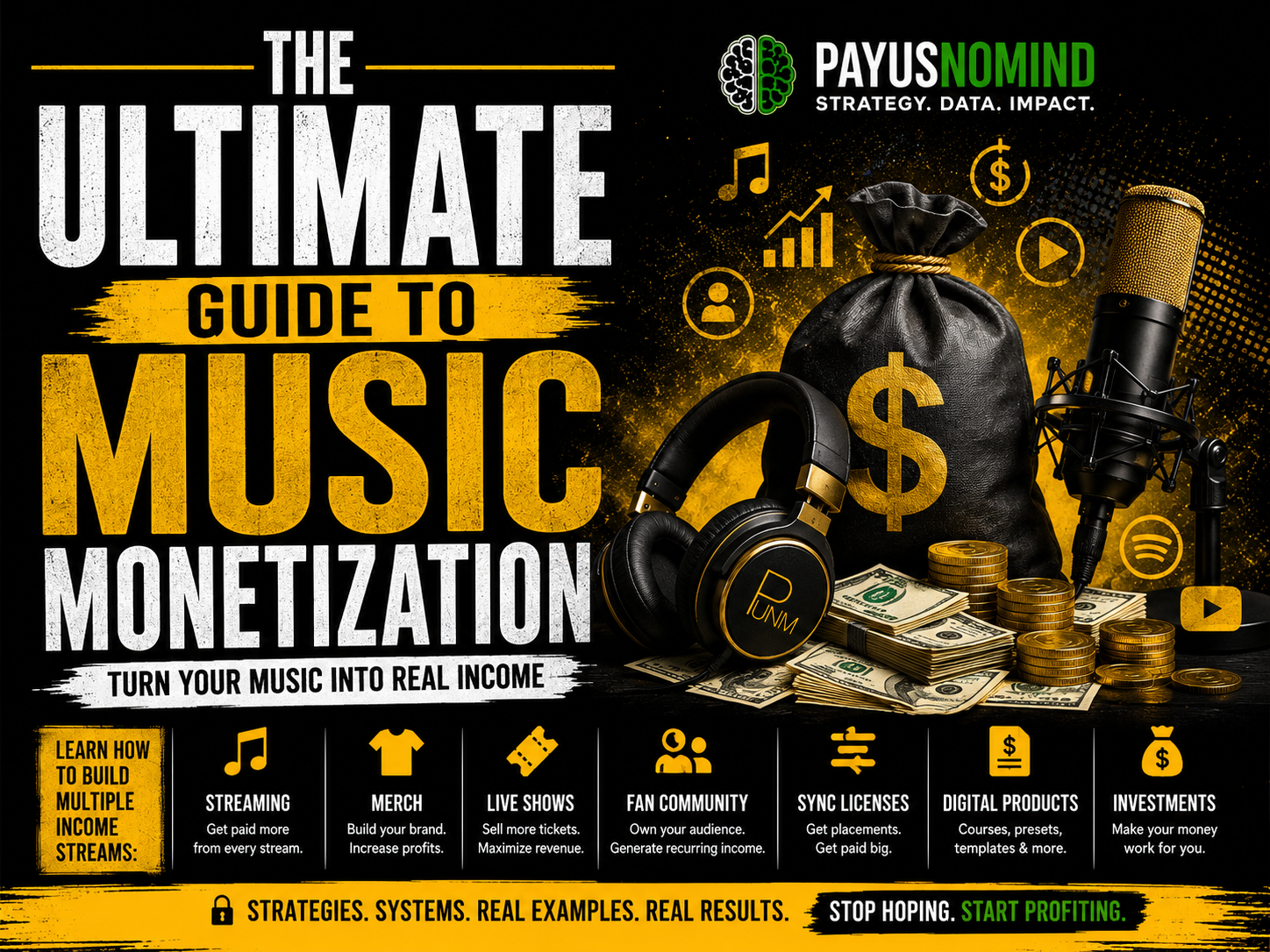 ULTIMATE GUIDE TO MUSIC MONETIZATION